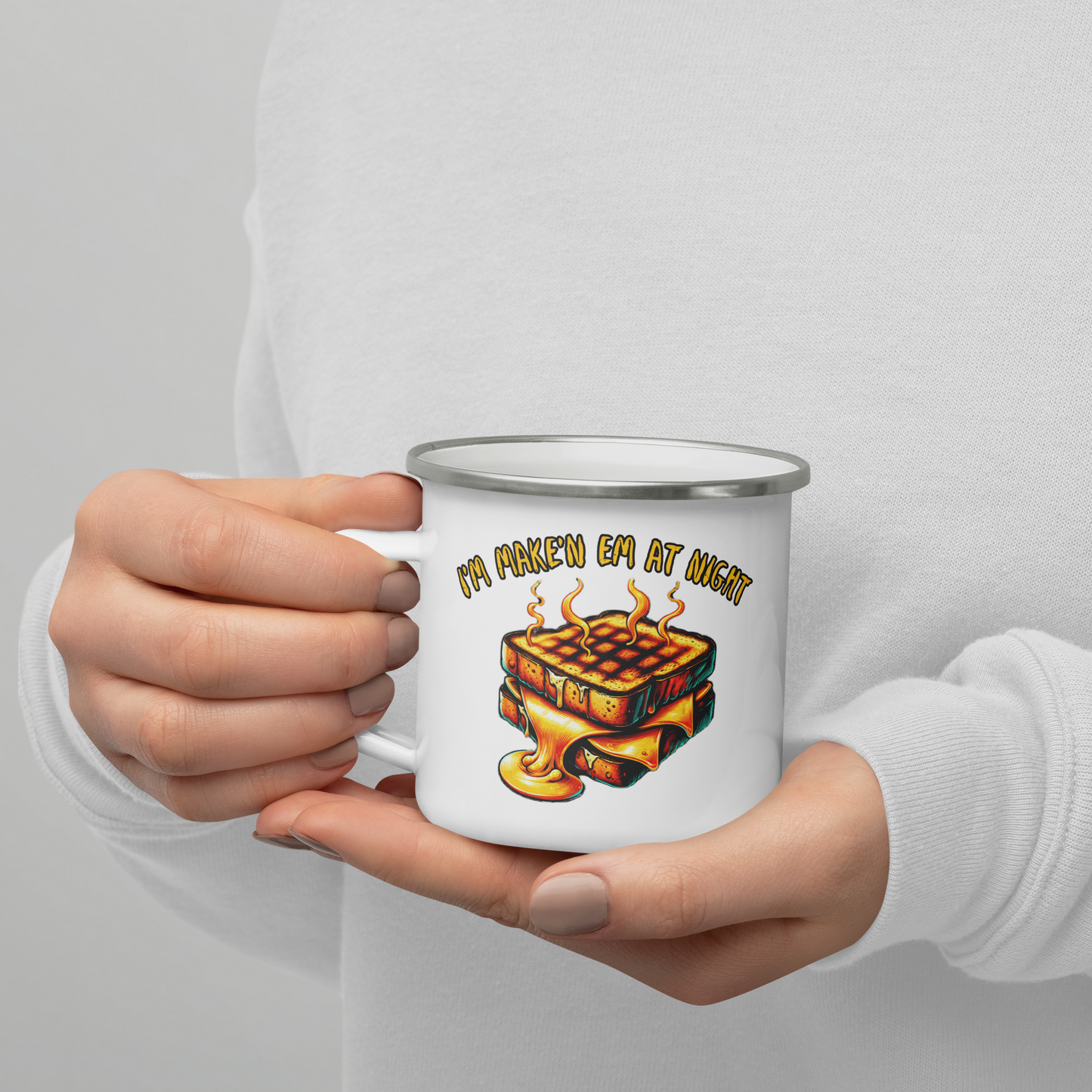 Danny's Grilled Cheese Enamel Mug