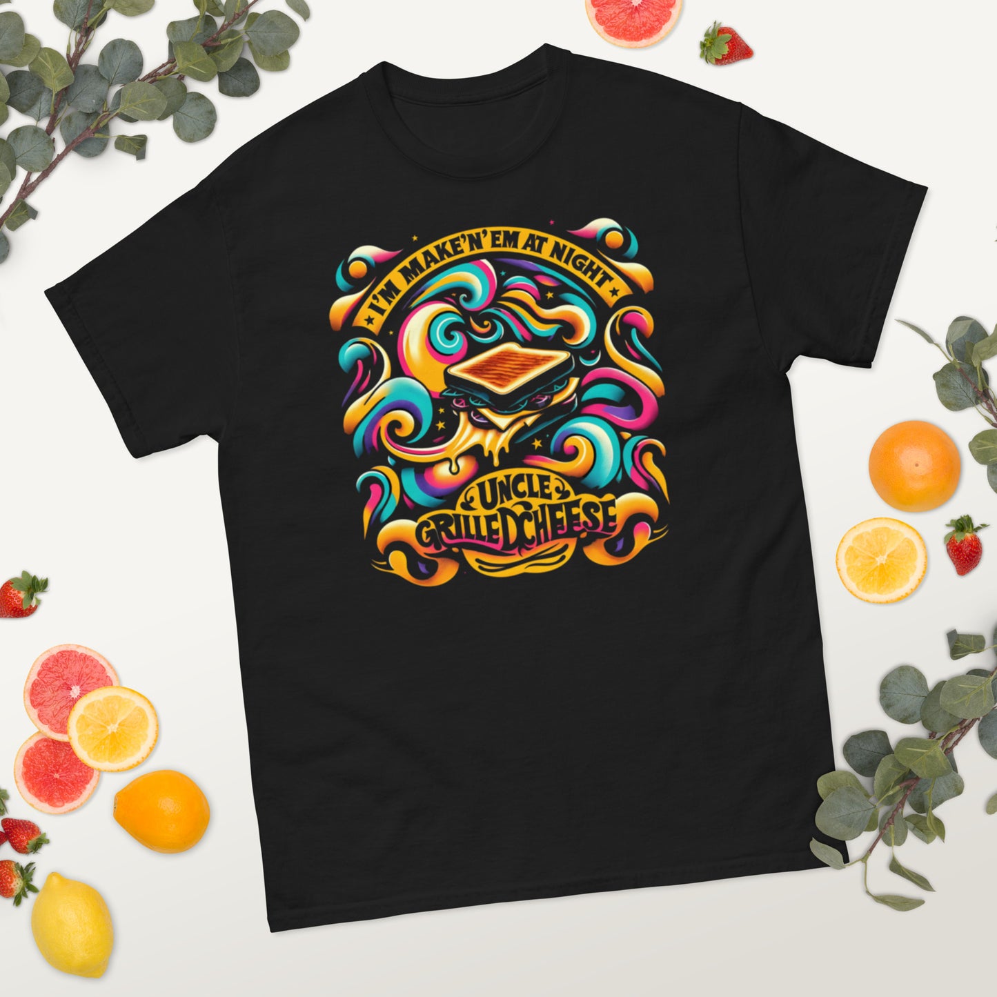 Uncle Danny's Trippy Grilled Cheese Men's classic tee