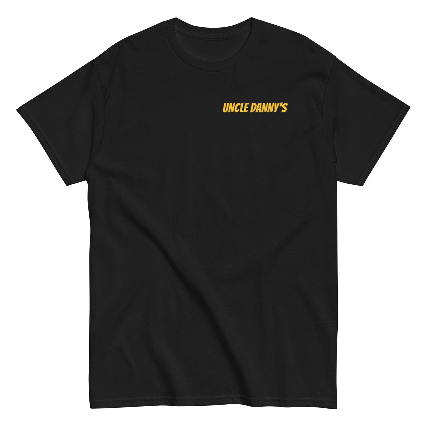 Uncle Dannys Grilled Cheese Im Make'n em at night Front/Back Design Unisex t-shirt