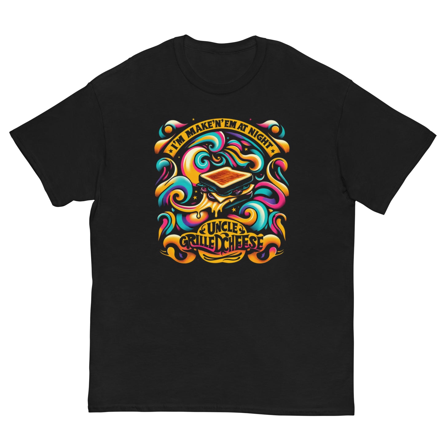 Uncle Danny's Trippy Grilled Cheese Men's classic tee