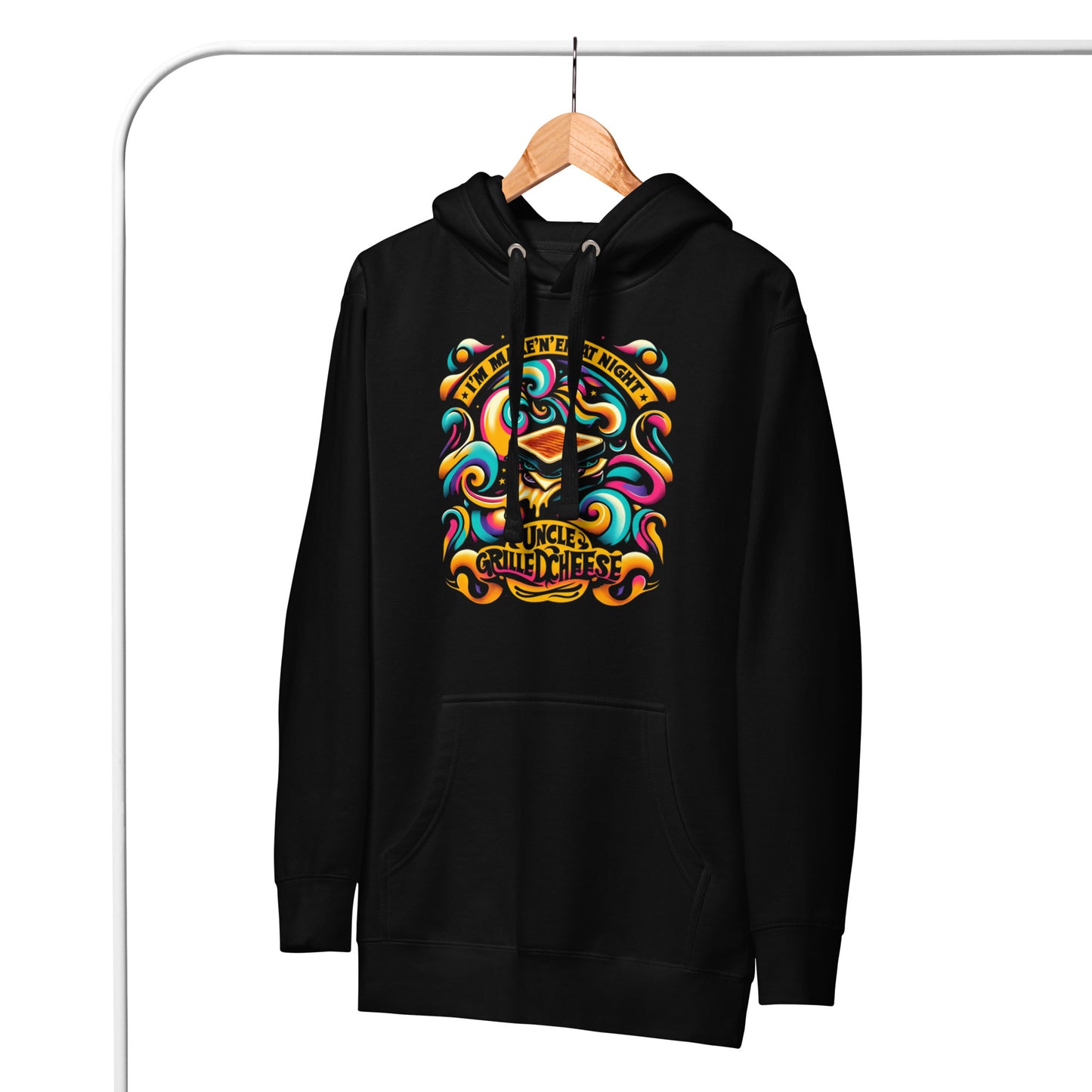 Uncle Danny's Trippy Grilled Cheese Unisex Hoodie